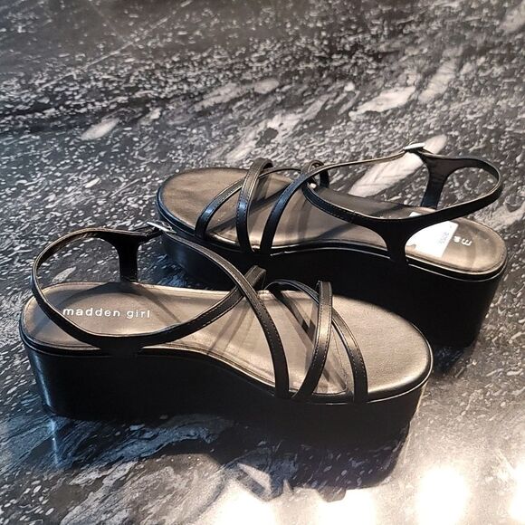 BRAND NEW MADDEN GIRL G-ENDERA PLATFORM WEDGE SANDAL - Picture 5 of 13
